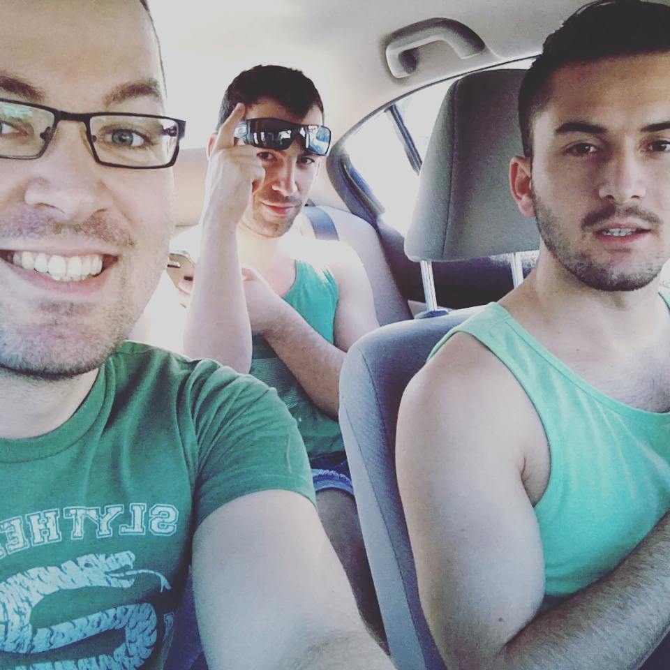 Going to get garden stuff with baes @jion_916 @maxxenriqueeeee @romothegod