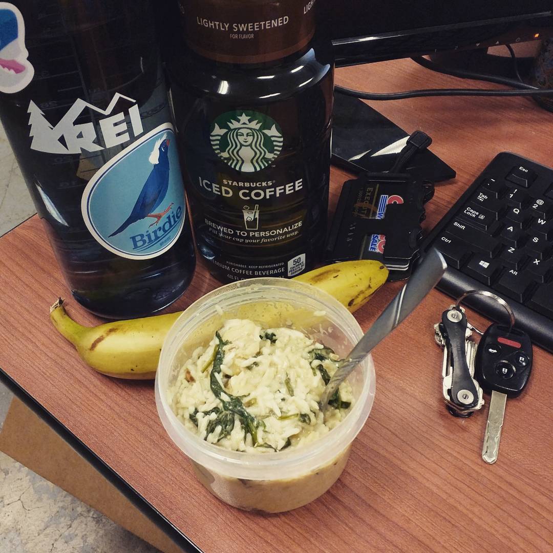 Homemade chicken green curry with cucumber and peanut butter and lots of kale and spinach. Interesting combination, soo good.

#rei #bernie #starbucks #digitalocean #trayvax #keysmart #honda #hondacivic
