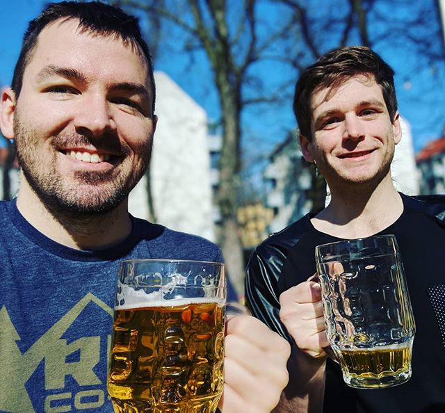 This is the historic beer garden where just the other day, Angela Merkel got drunk on TV and said the world can not rely on America anymore so now she is in charge of the world.