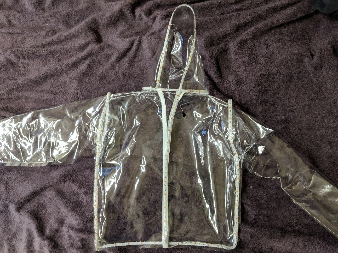 How I Made a Transparent Light-Up RGB/LED Hoodie! - CJ Trowbridge