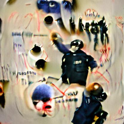 violent police control